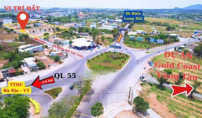 Cần bán ngay nền đất 171 m2 tại Đường Hồ Tri Tân - Long Điền - Long Điền - Bà Rịa Vũng Tàu, giá rẻ