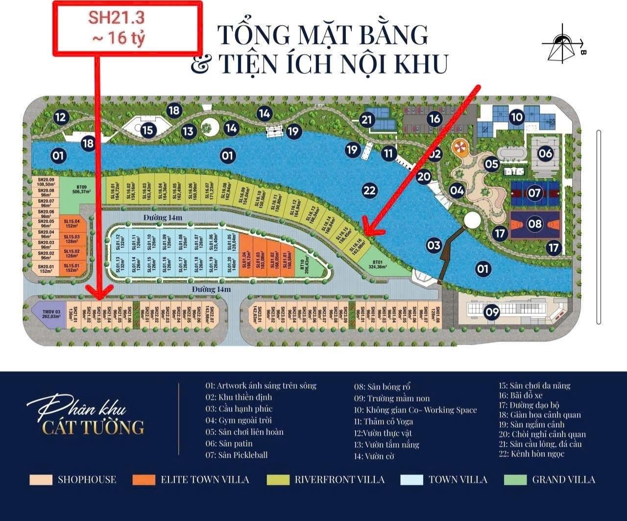 Chuyển nhượng căn nhà phố shophouse 96 m2, giá 16 tỷ tại Xã Dương Quan - Thủy Nguyên - Hải Phòng