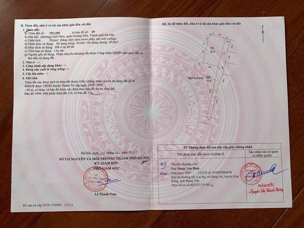 Cần bán ngay căn nhà 5 tầng, 30 m2, mặt tiền 4m tại Đường Lĩnh Nam - Hoàng Mai, giá 5,9 tỷ