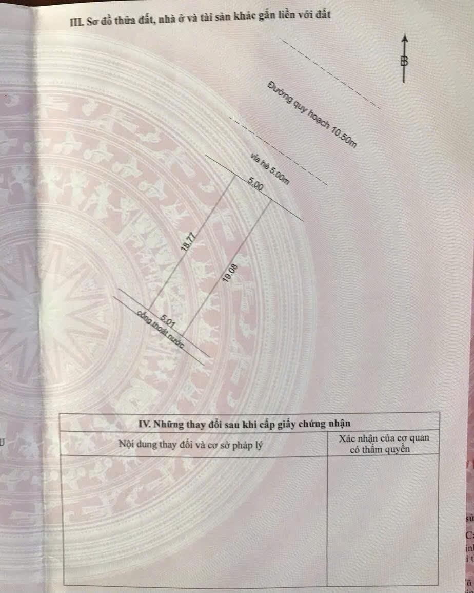 Cần bán miếng đất 95 m2 tại Phường Hòa Minh - Liên Chiểu - Đà Nẵng, giá 8,19 tỷ