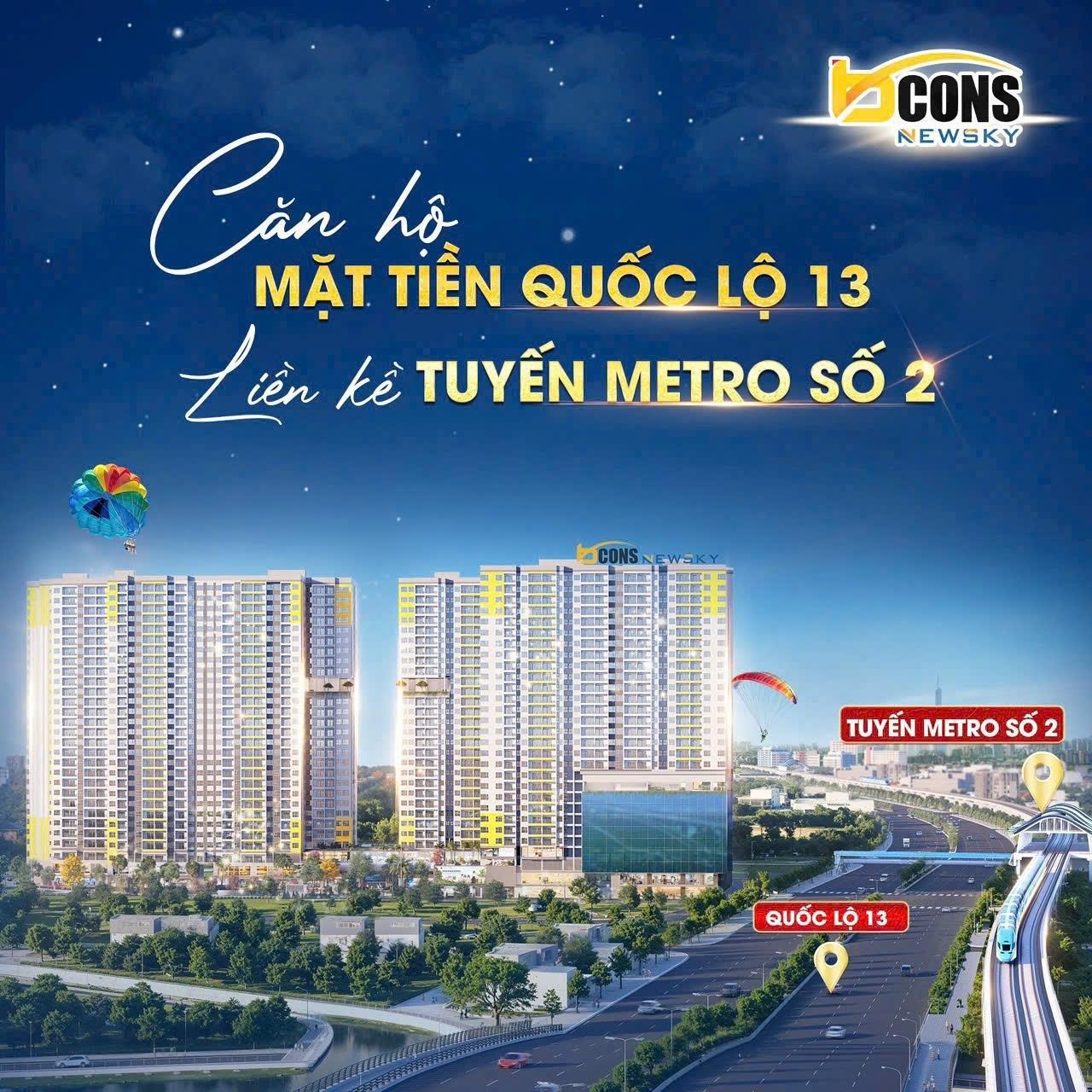 Sở hữu căn hộ 47 m2, hướng Đông-Nam, giá rẻ tại Phường Lái Thiêu - Thuận An - Bình Dương