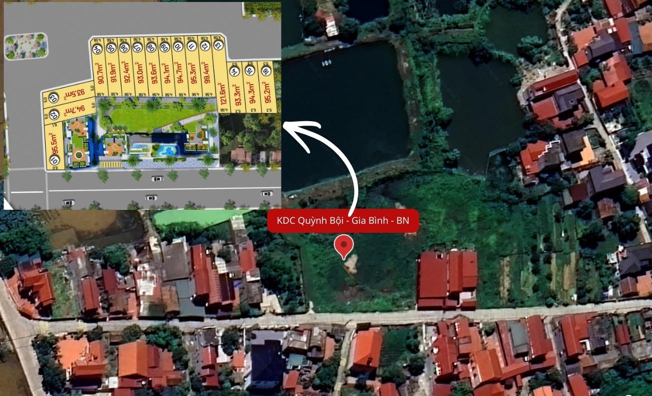 Cần bán nhanh đất nền 95 m2 tại Xã Quỳnh Phú - Gia Bình - Bắc Ninh, giá 1 tỷ