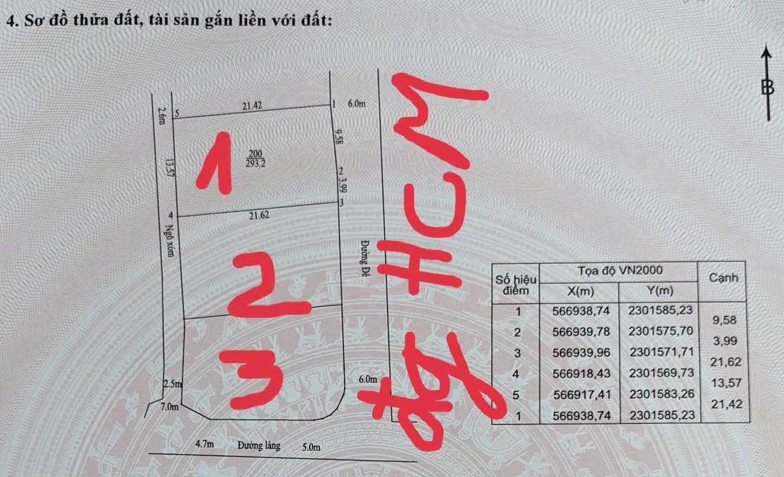 Bán gấp miếng đất 293,20001220703125 m2, hướng Đông tại Trần Phú - Chương Mỹ - Hà Nội, giá rẻ