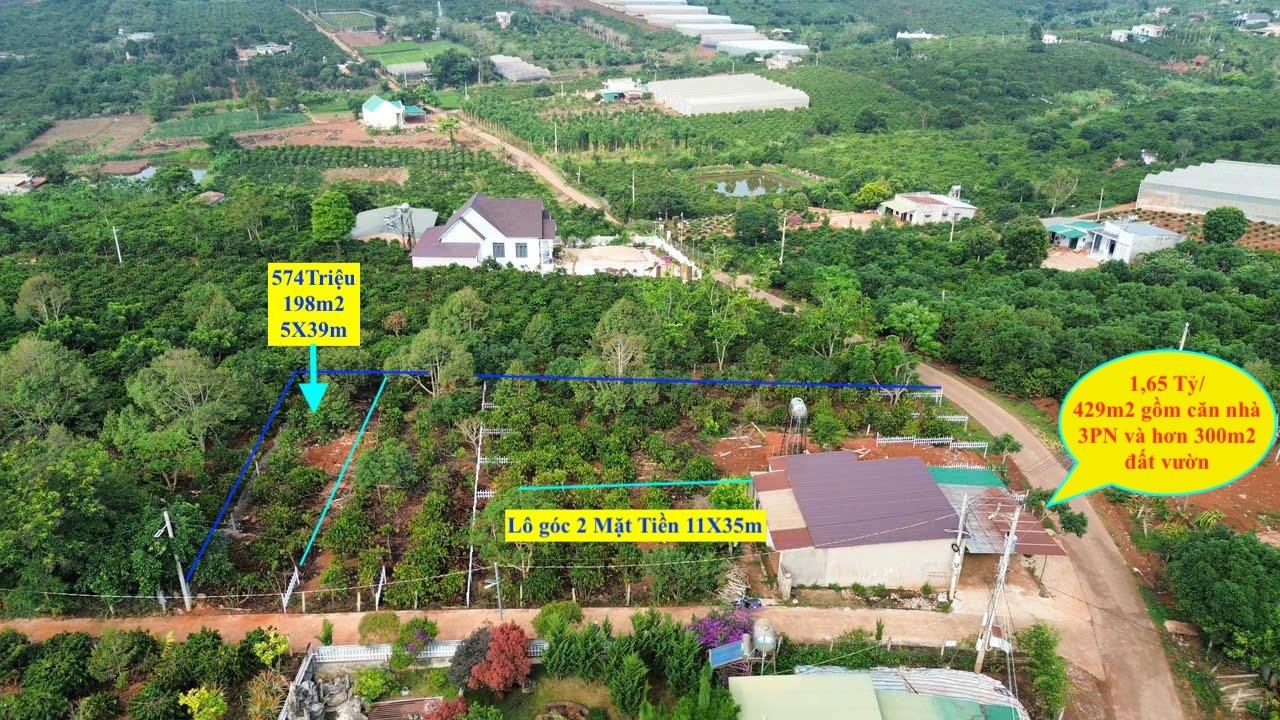 Cần bán nhanh lô đất 218 m2 tại Xã Mê Linh - Lâm Hà - Lâm Đồng, giá 1,65 tỷ