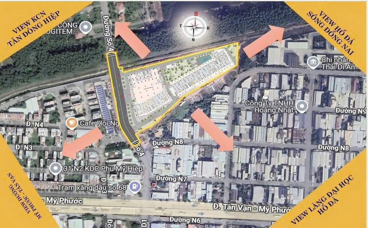 Chuyển nhượng căn hộ 47 m2, giá 1,82 tỷ tại Đường Đông An - Tân Đông Hiệp - Dĩ An - Bình Dương