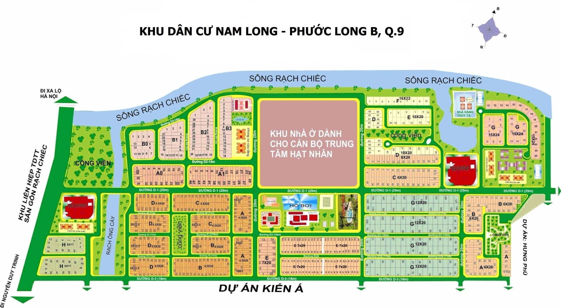 Bán gấp đất nền 90 m2 tại Đường D3 - Phước Long B - Quận 9 - TP Hồ Chí Minh, giá 12 tỷ
