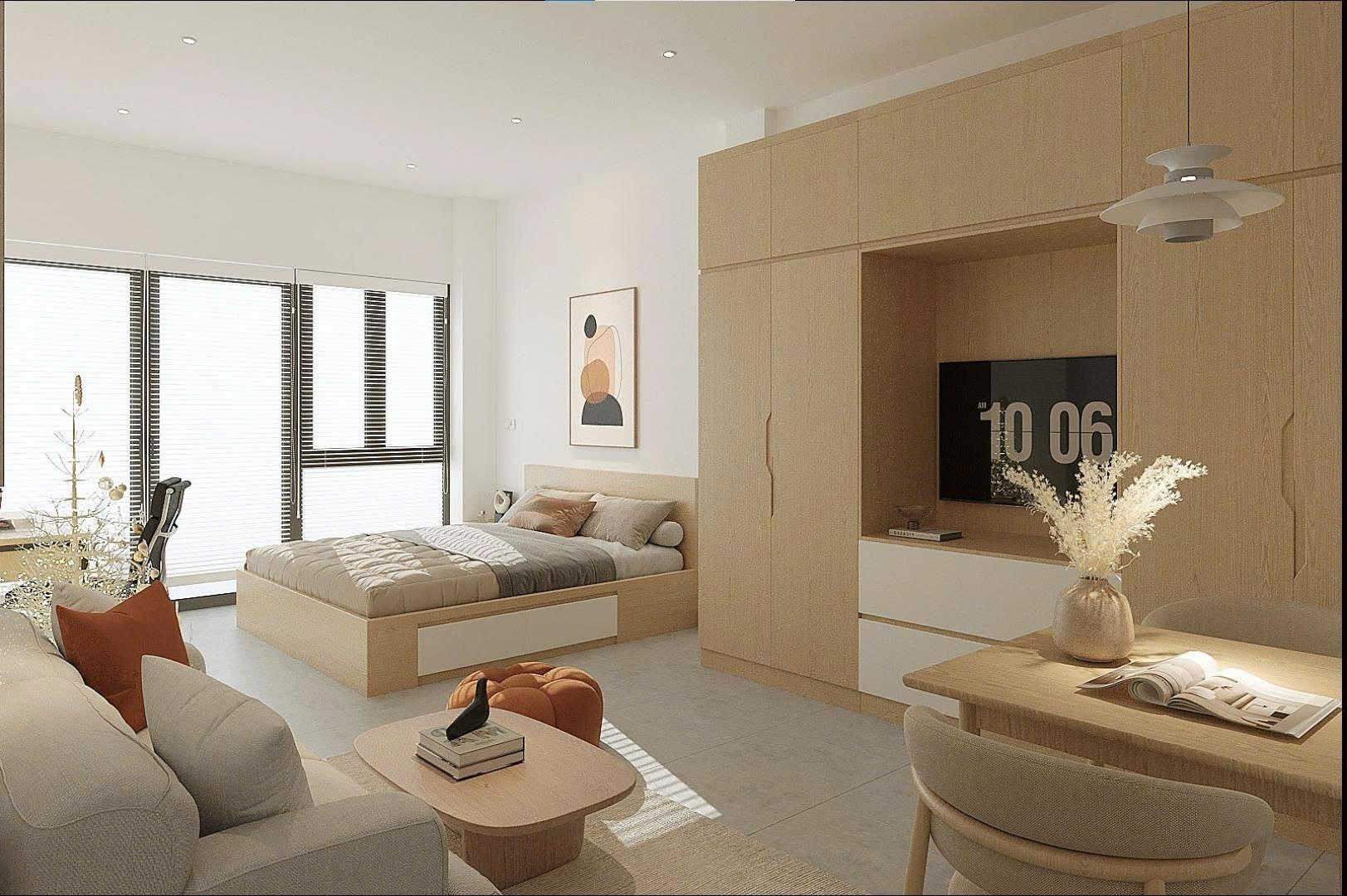 Cho thuê căn hộ Quận 1, cầu Nguyễn Văn Cừ, gần nowzone, full nội thất_Mới tinh như hình