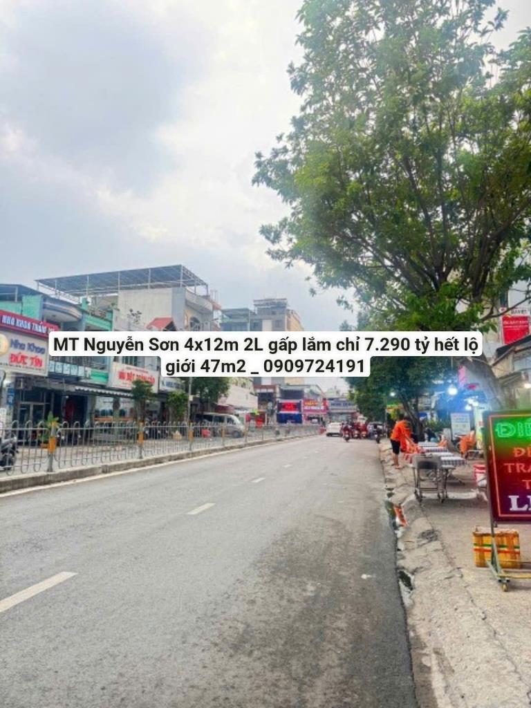 Cần bán ngay nhà mặt phố 47 m2 tại Đường Nguyễn Sơn - Phú Thạnh - Tân Phú, giá 7,2 tỷ