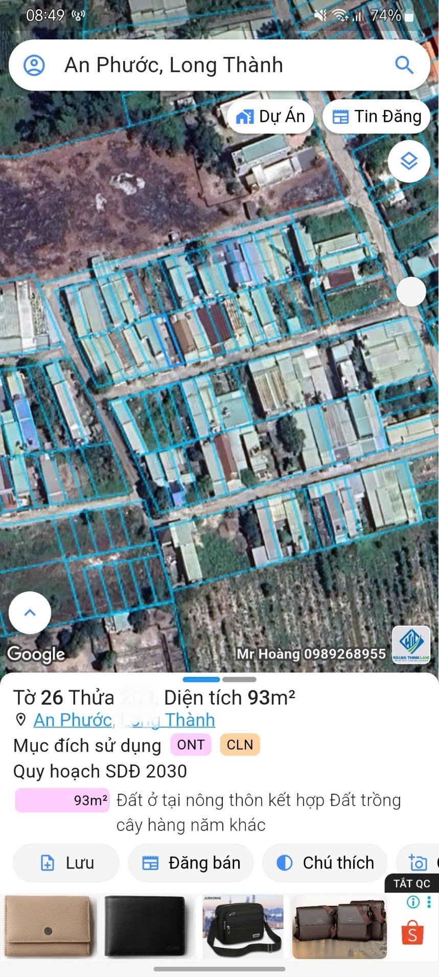 Sở hữu ngay lô đất 93 m2 tại Đường Quốc Lộ 51 - An Phước - Long Thành - Đồng Nai, giá 1,2 tỷ