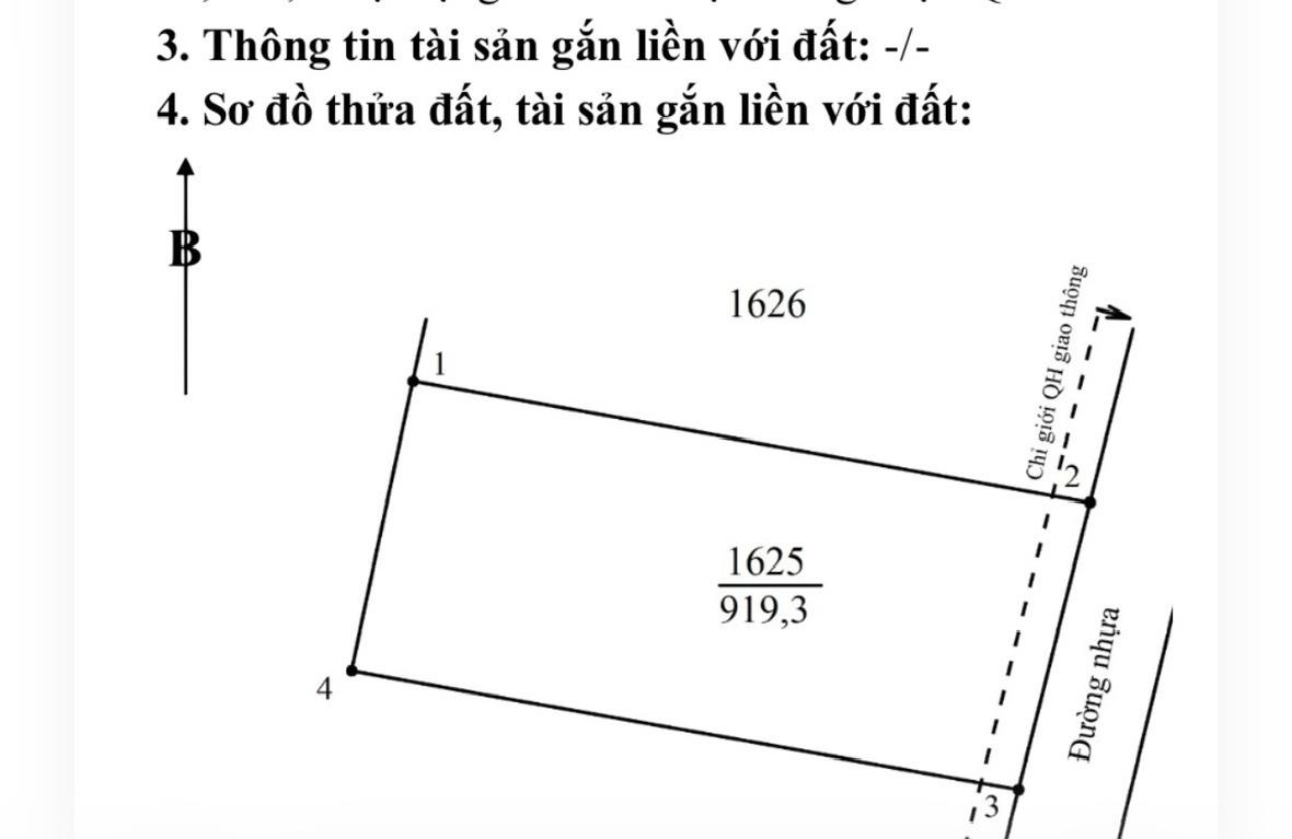 Chuyển nhượng miếng đất 1,4040000438690186 m2 tại Châu Đức - Bà Rịa Vũng Tàu, giá 12,53 tỷ