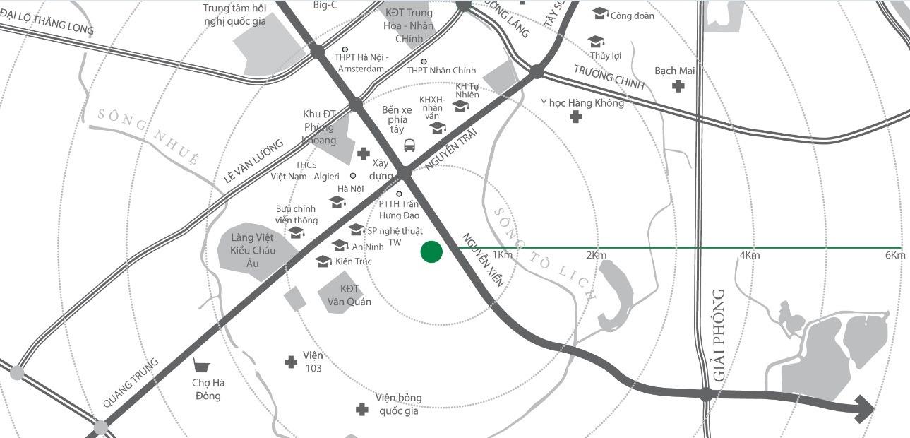 Bán gấp căn chung cư 79 m2, giá 6 tỷ tại Đường Nguyễn Xiển - Hạ Đình - Thanh Xuân - Hà Nội