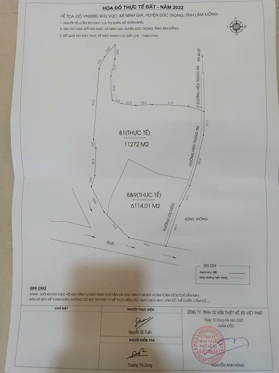 Cần bán gấp bán nhanh mảnh đất 18000 m2 tại Xã Ninh Gia - Đức Trọng - Lâm Đồng, giá 6,5 tỷ