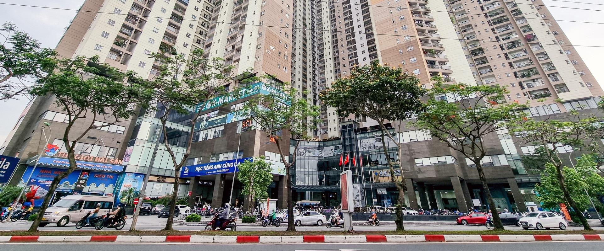 Cho thuê mặt bằng thương mại – văn phòng khối đế Golden Palace, Mễ Trì