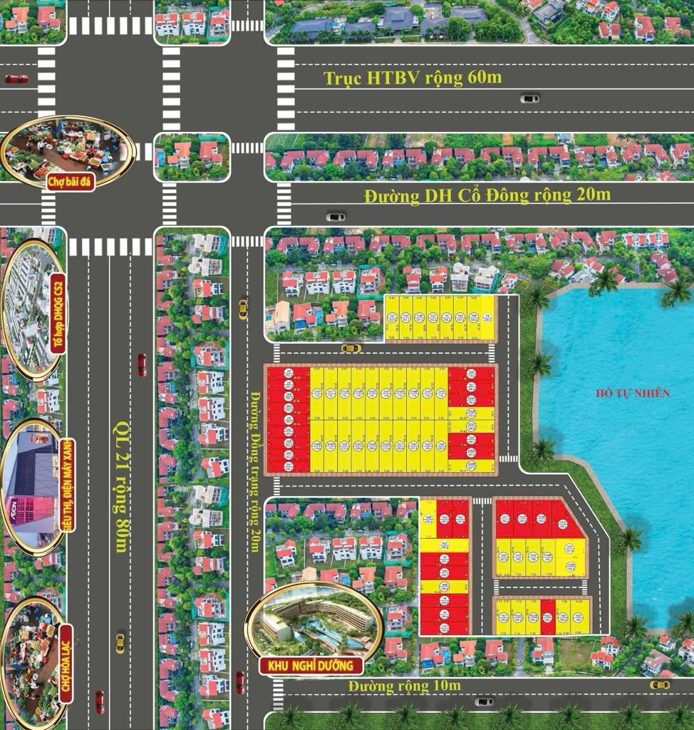 Bán gấp đất dự án 95 m2, mặt tiền 5m tại Đường 19/5 - Dương Nội - Hà Đông - Hà Nội, giá 2,3 tỷ