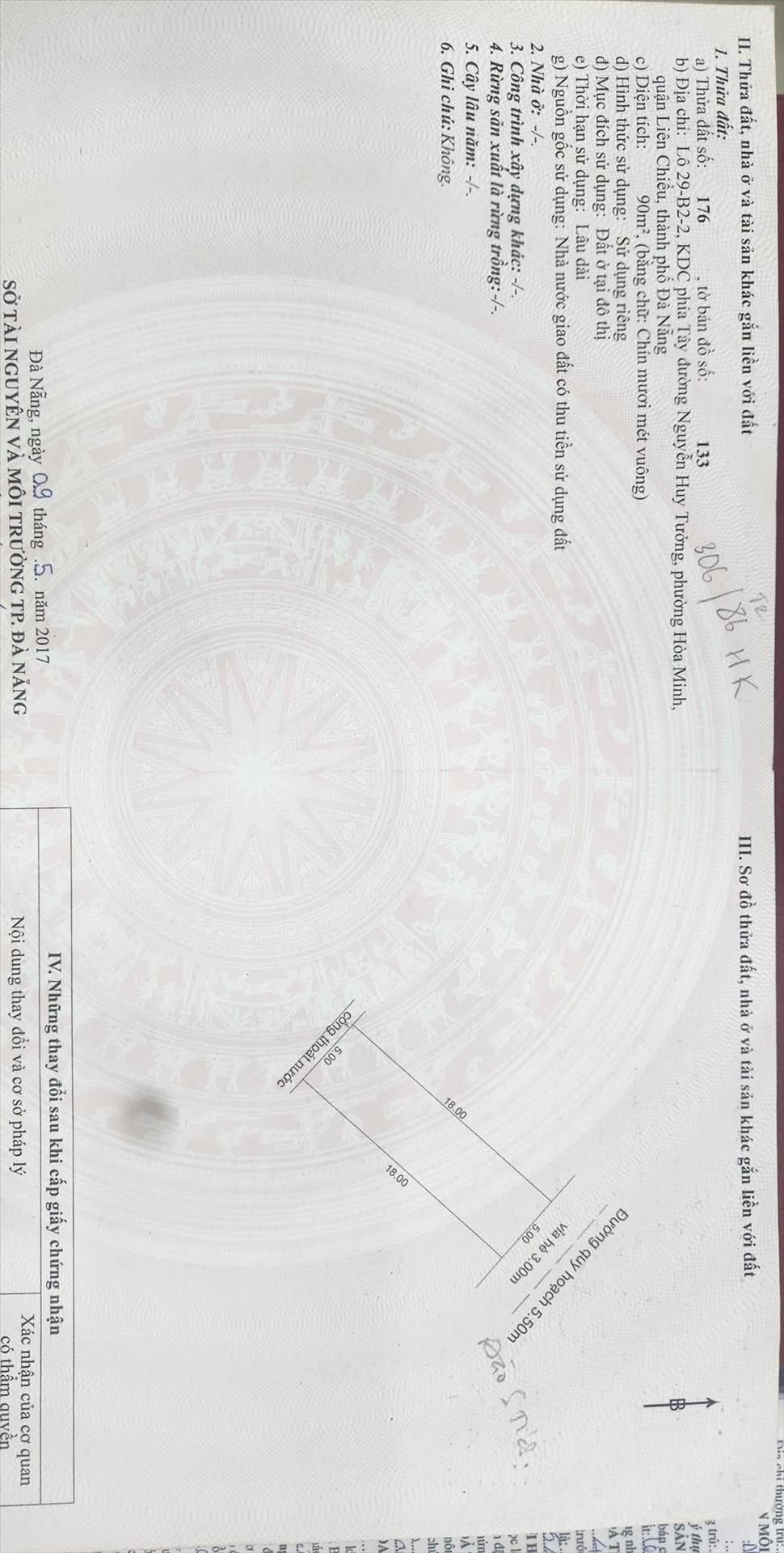 Sở hữu miếng đất 90 m2 tại Đường Đào Sư Tích - Hòa Minh - Liên Chiểu - Đà Nẵng, giá 4,85 tỷ