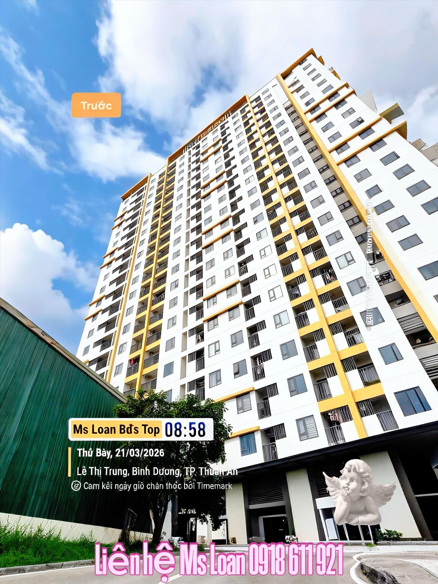 Cần bán căn hộ chung cư 1 phòng ngủ, 44 m2, giá 1,2 tỷ tại Thuận An - Bình Dương