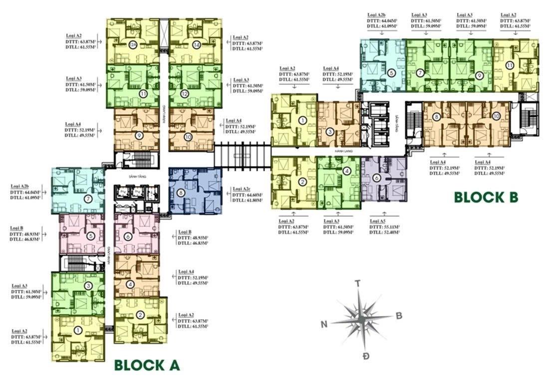 Sở hữu nhà chung cư 55 m2, giá 3,02 tỷ tại Đường Liên Phường - Phú Hữu - Quận 9 - TP Hồ Chí Minh