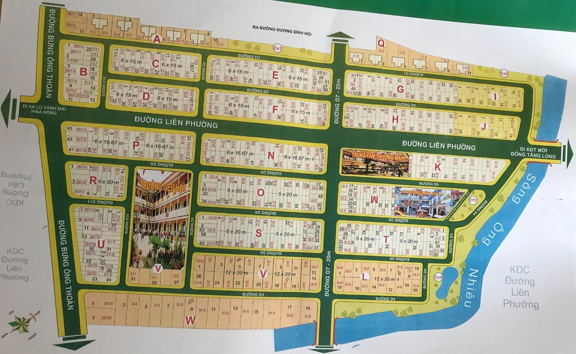 Chuyển nhượng lô đất 90 m2 tại Đường Bưng Ông Thoàn - Phú Hữu - Quận 9 - TP Hồ Chí Minh, giá 7 tỷ