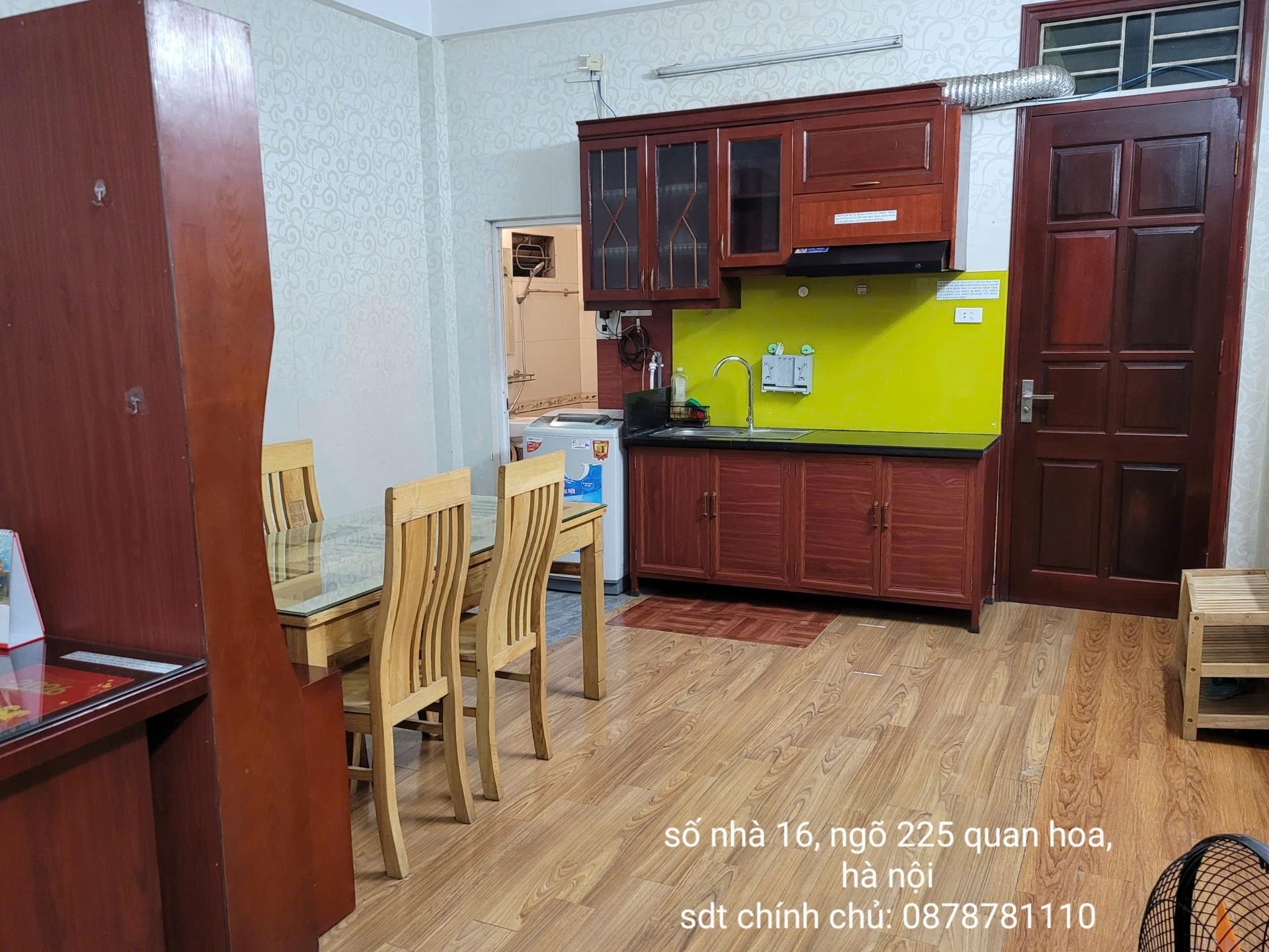 Cho thuê studio 1n1k 50m2, Quan Hoa, Cầu Giấy - HN