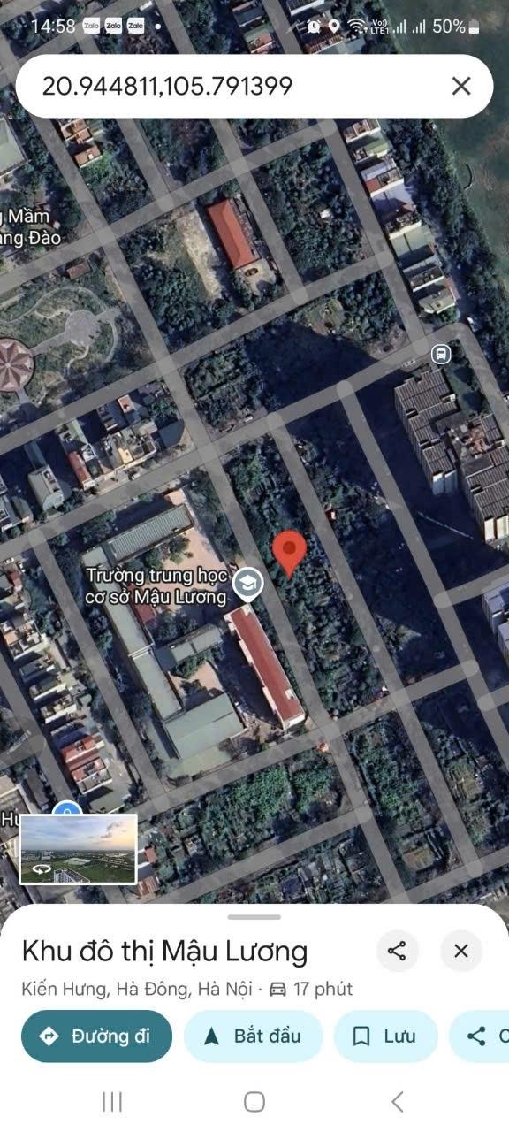 Cần bán ngay lô đất sổ riêng 50 m2, hướng Tây-Bắc tại Kiến Hưng - Hà Đông - Hà Nội, giá 14,5 tỷ