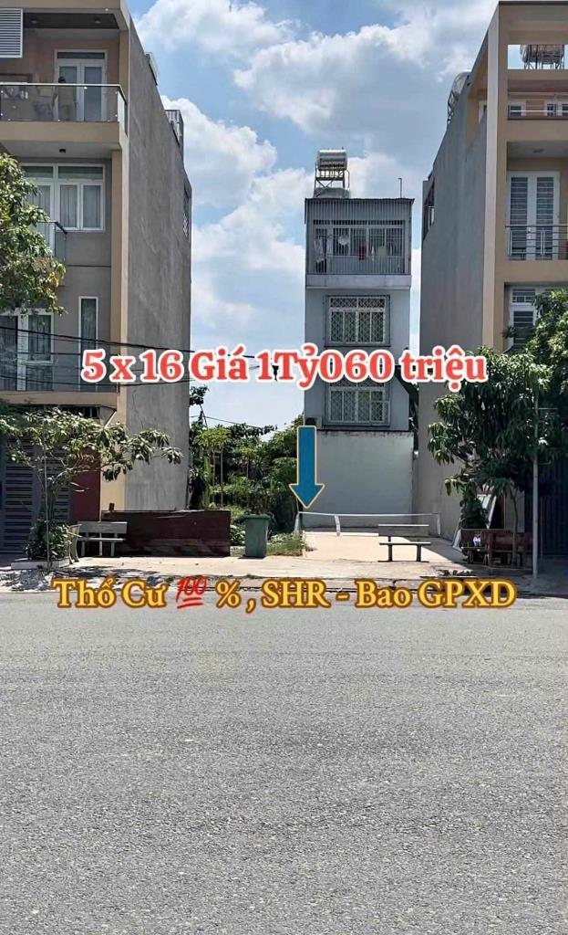 Cần bán miếng đất 80 m2 tại Bình Hưng - Bình Chánh - TP Hồ Chí Minh, giá 1,06 tỷ