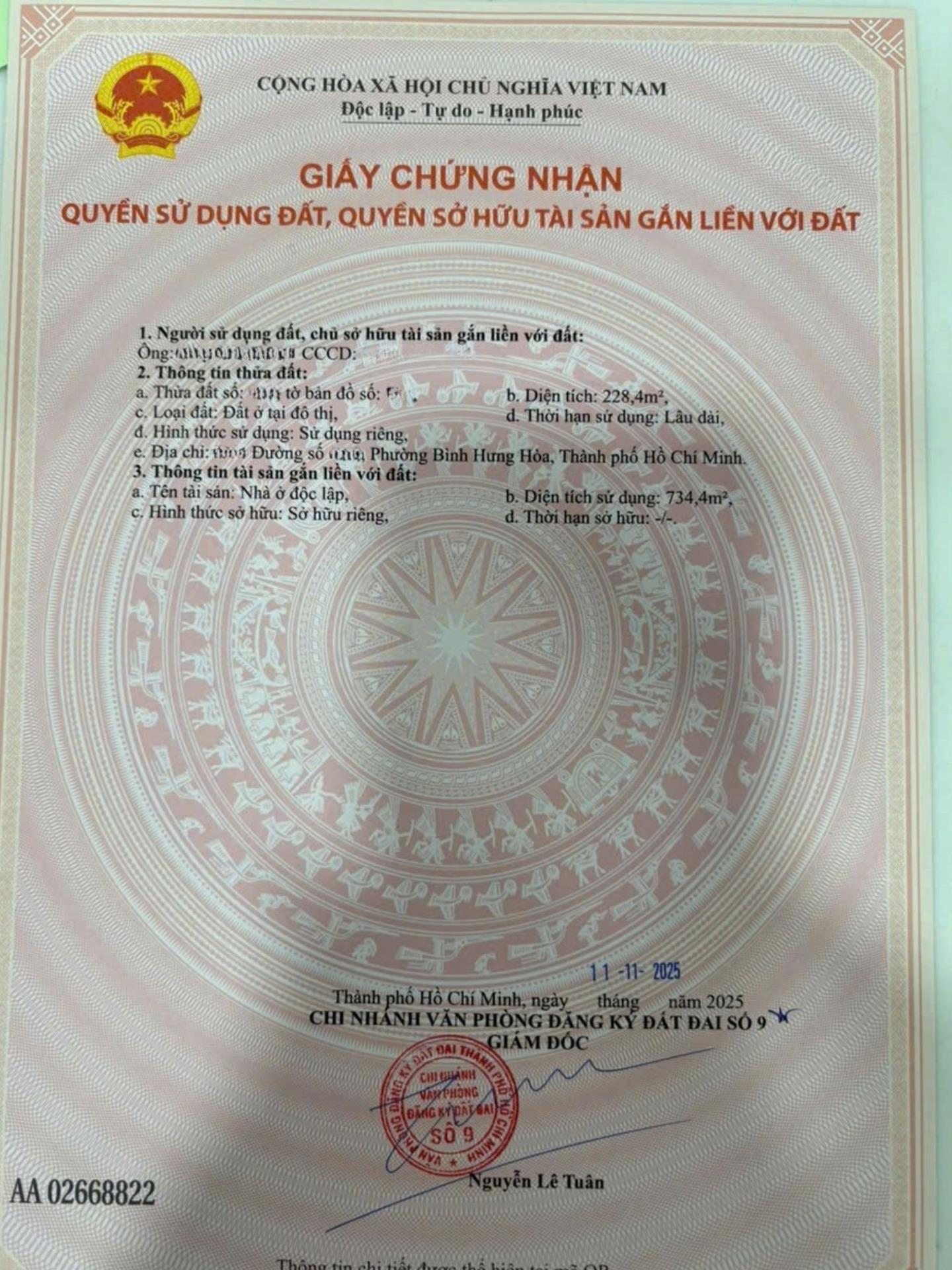 Bán gấp nhà shr 228 m2, hướng Đông tại Đường Tân Kỳ Tân Quý - Bình Tân, giá 28,5 tỷ