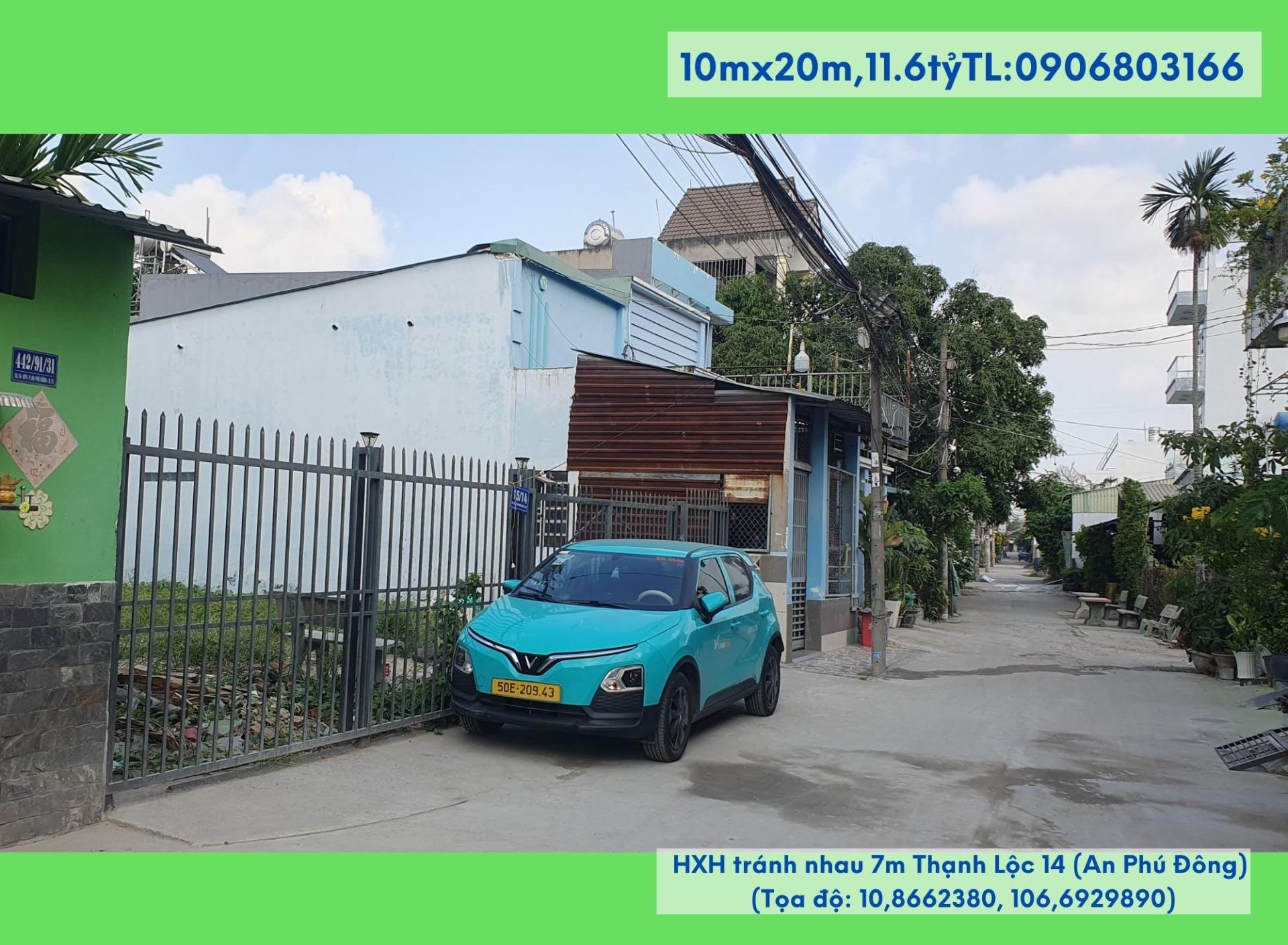 Cần bán gấp nền đất 200 m2, hướng Đông-Bắc tại Quận 12 - TP Hồ Chí Minh, giá 11,6 tỷ