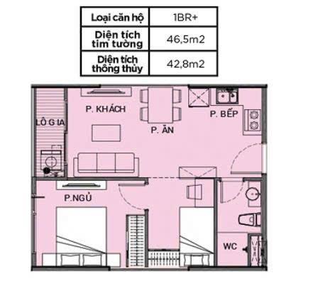 Cần bán gấp chung cư 46,5 m2, giá 2,5 tỷ tại Quận Thủ Đức - TP Hồ Chí Minh