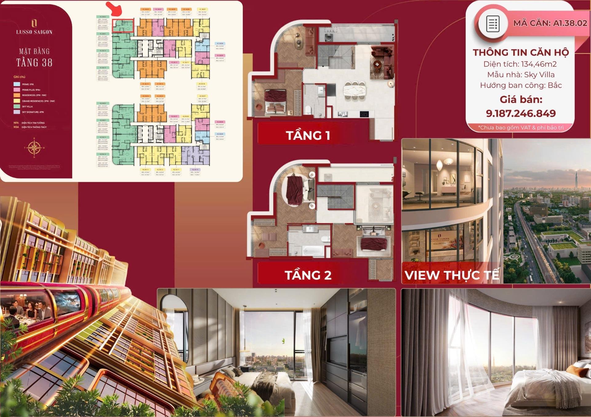 Sở hữu ngay căn hộ 151,4600067138672 m2, giá 9,3 tỷ tại Đường Quốc Lộ 13 - Thuận An - Bình Dương
