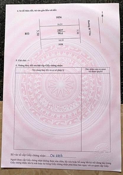 Sở hữu đất dự án 90 m2, hướng Đông tại Thủy Phương - Hương Thủy - Thừa Thiên Huế, giá 531 tr