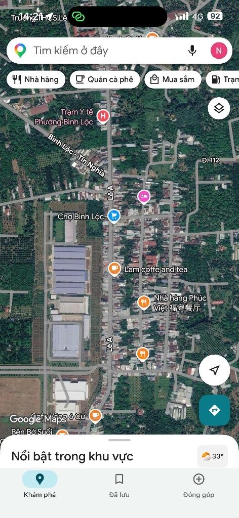 Chuyển nhượng đất 100 m2 tại Xã Bình Lộc - Long Khánh - Đồng Nai, giá rẻ