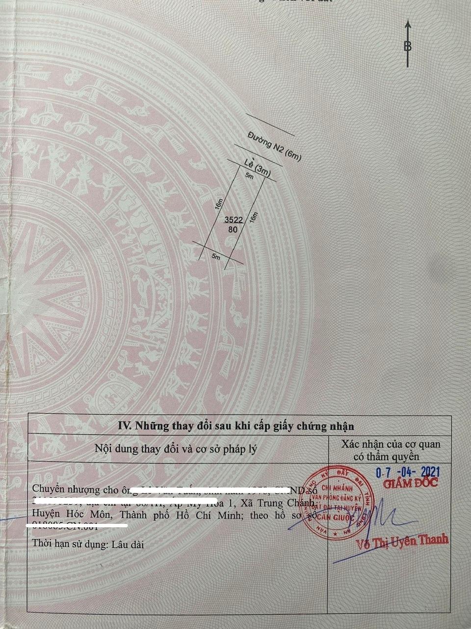 Cần bán đất nền 80 m2 tại Phước Vĩnh Đông - Cần Giuộc - Long An, giá 1,79 tỷ