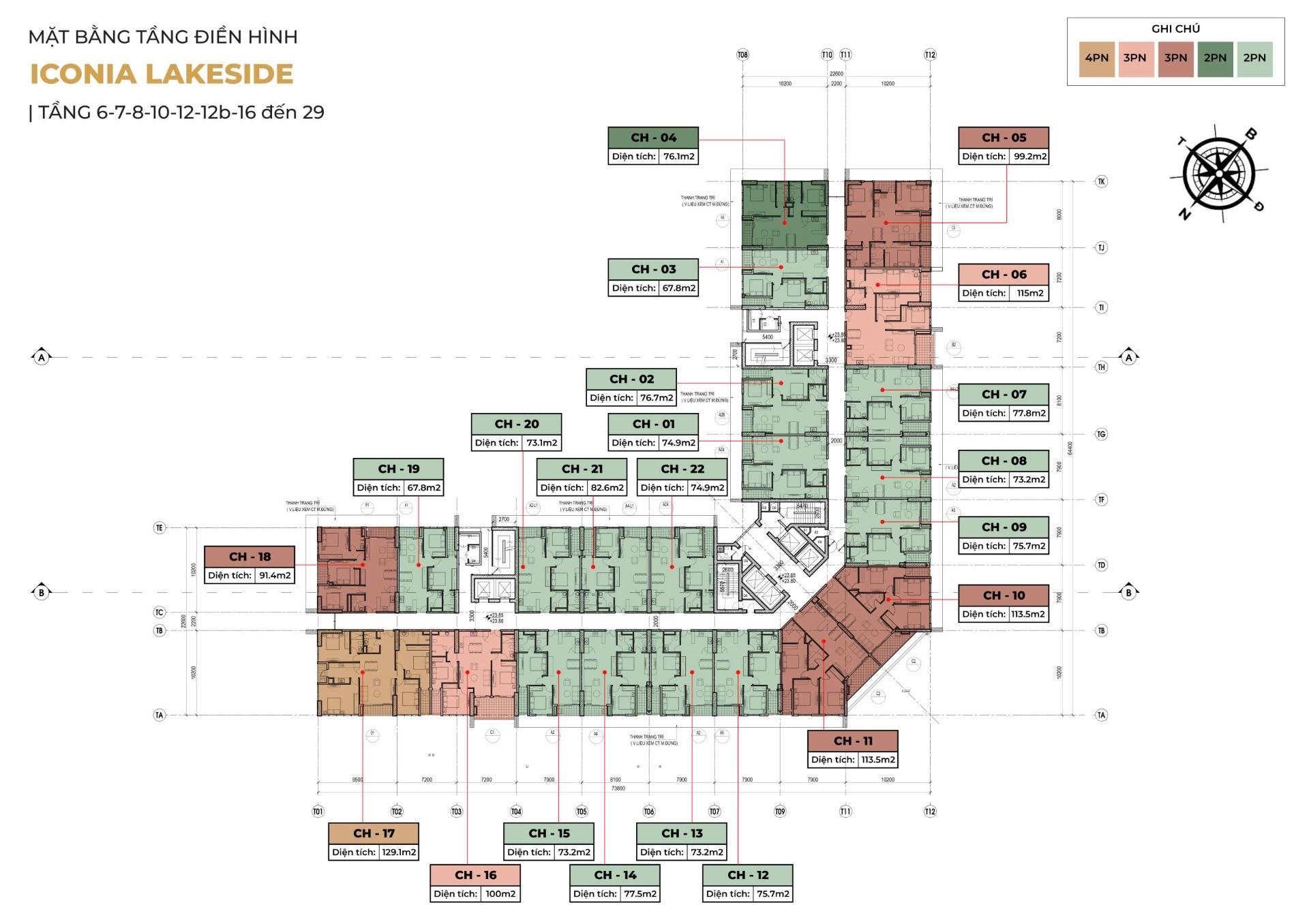 Cần bán căn 68 m2, giá tốt tại Đường Tố Hữu - Trung Văn - Nam Từ Liêm - Hà Nội