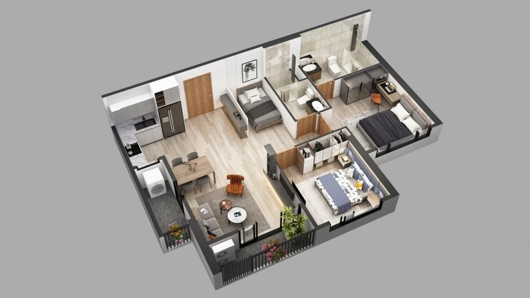 Cần bán gấp bán nhanh căn hộ chung cư 68 m2, giá 4,35 tỷ tại Đường Trúc - Văn Giang - Hưng Yên