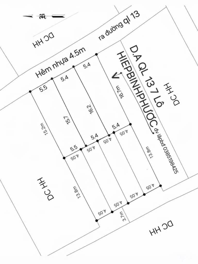 Bán nhanh nhà đẹp 54 m2 tại Phường Hiệp Bình Phước - Thủ Đức - TP Hồ Chí Minh, giá 750 tr