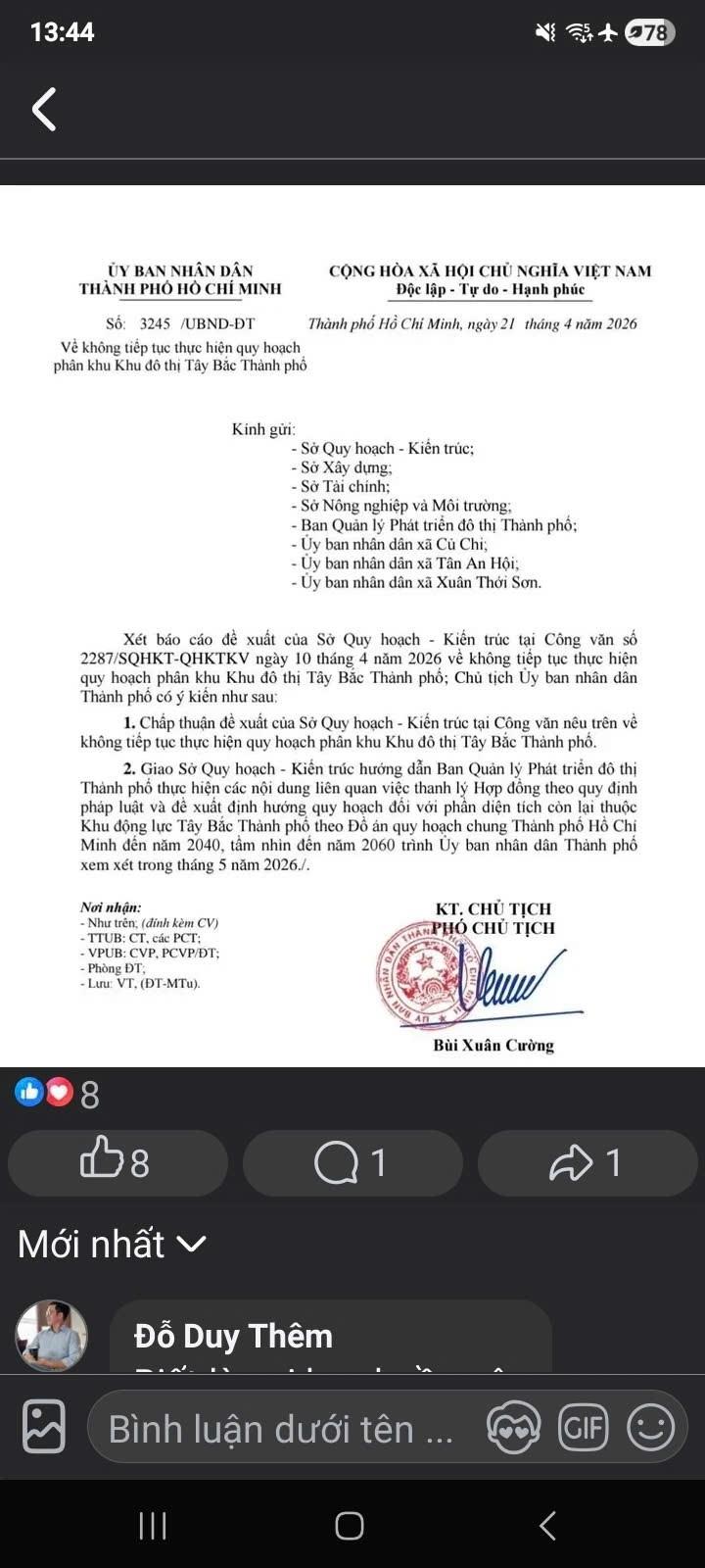 Cần bán nhanh đất nền 1580 m2, hướng Tây-Bắc tại Củ Chi - TP Hồ Chí Minh, giá 4,35 tỷ