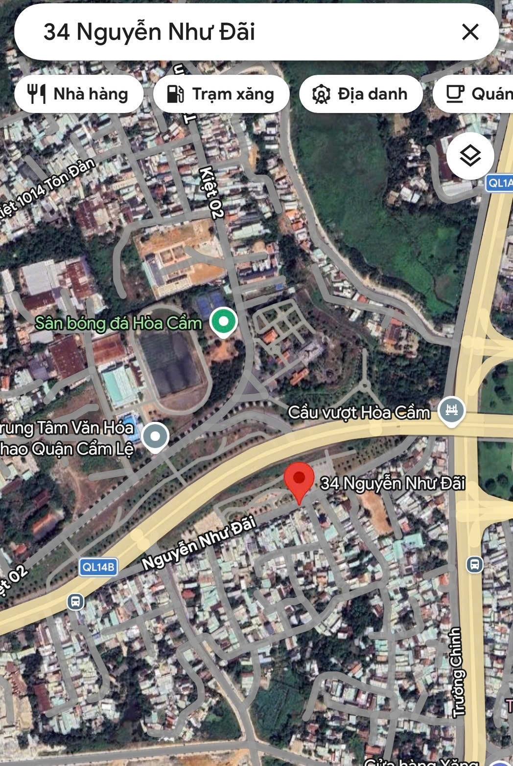 Bán nhanh nền đất 100 m2 tại Đường Nguyễn Như Đãi - Hòa Thọ Tây - Cẩm Lệ - Đà Nẵng, giá 2,2 tỷ