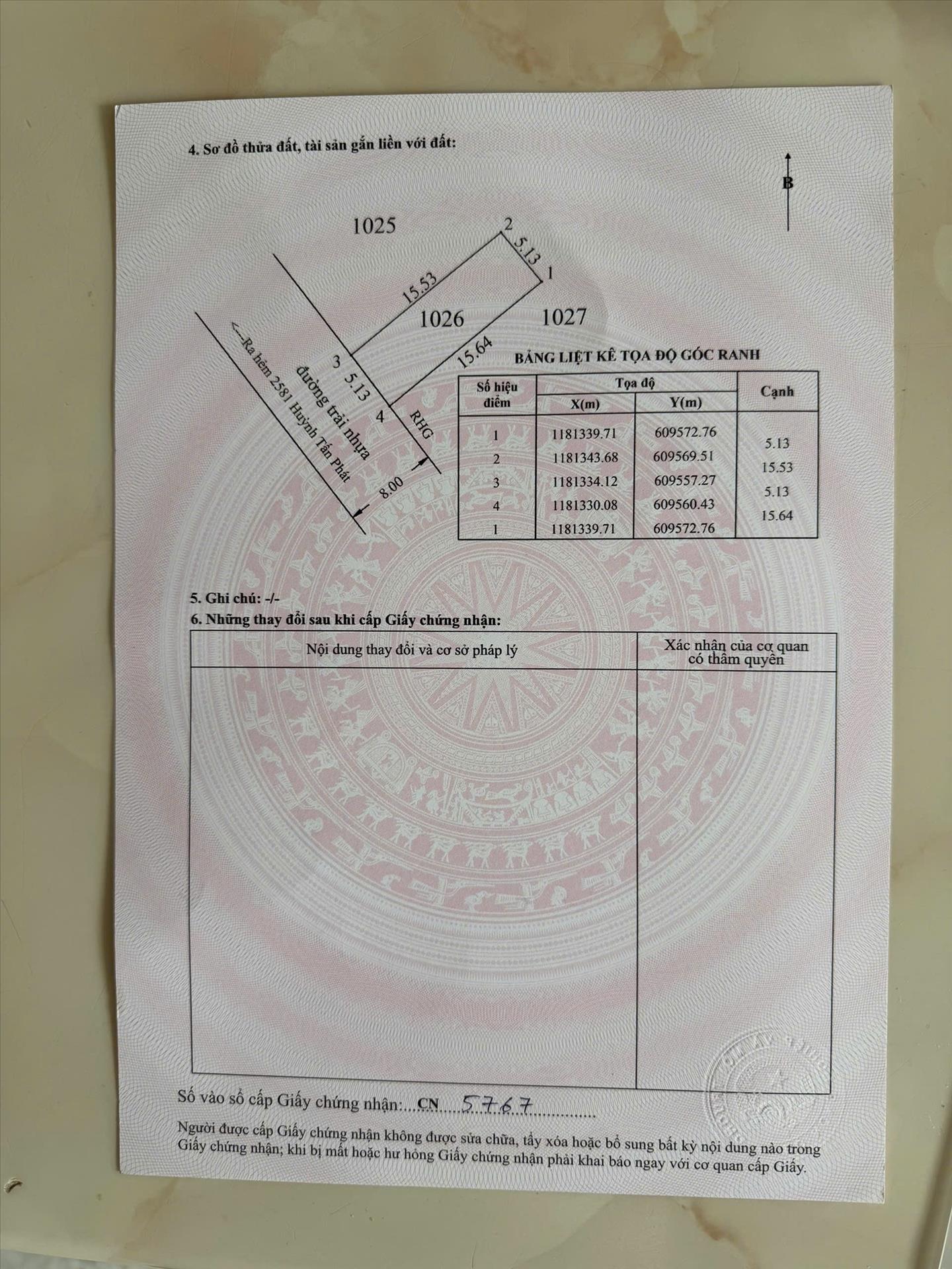 Bán gấp miếng đất 80 m2 tại Đường Huỳnh Tấn Phát - Nhà Bè - Nhà Bè - TP Hồ Chí Minh, giá 5,56 tỷ