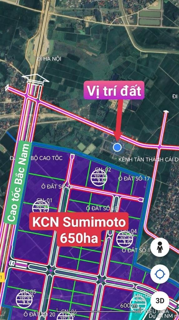 Cần bán miếng đất 183 m2 tại Xã Đông Hòa - Đông Sơn - Thanh Hóa, giá 1,8 tỷ