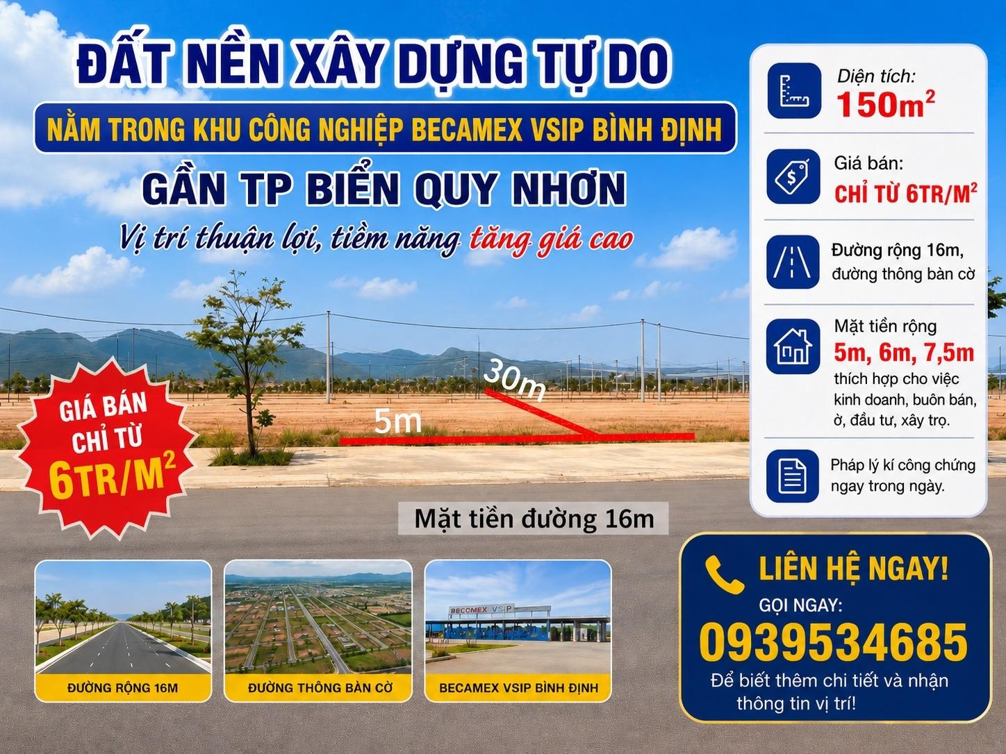 Cần bán đất 150 m2, hướng Tây-Bắc tại Xã Canh Vinh - Vân Canh - Bình Định, giá 700 tr