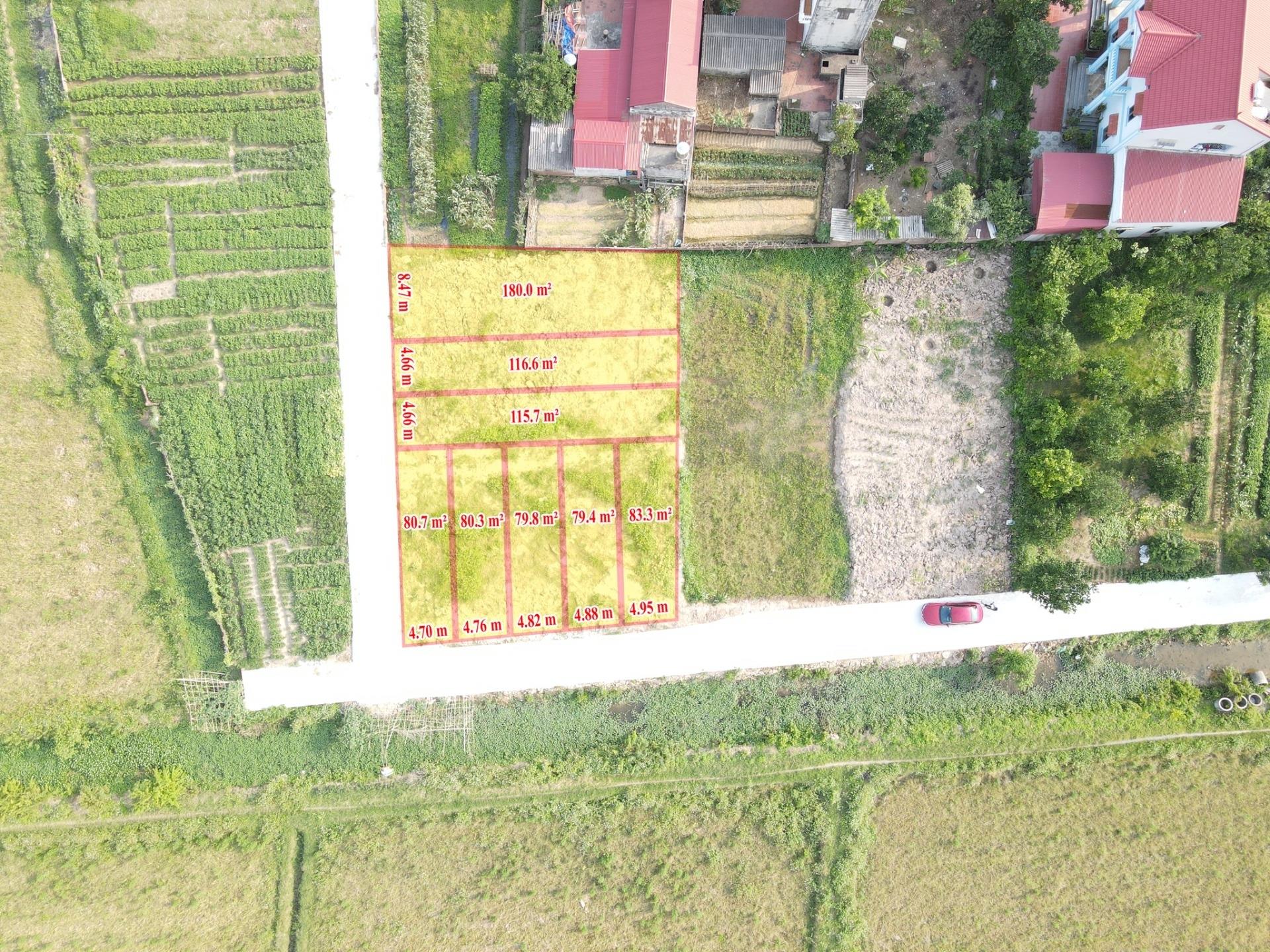 Bán lô đất nền 116 m2 tại Xã Quỳnh Phú - Gia Bình - Bắc Ninh, giá 2,45 tỷ