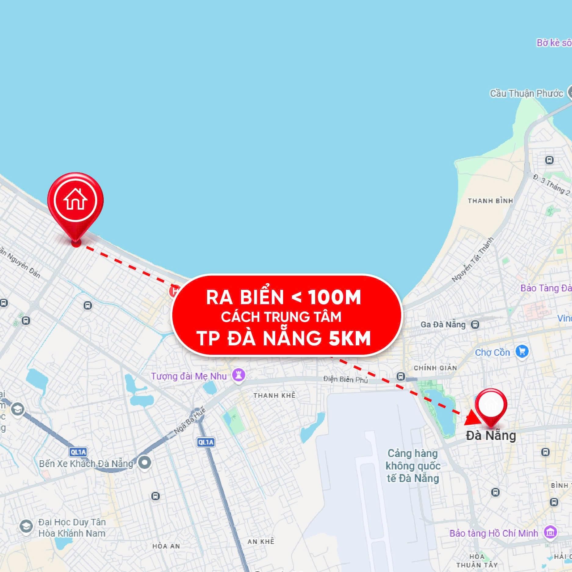 Cho thuê gấp nhà mặt tiền tại Đường Nguyễn Sinh Sắc - Liên Chiểu, 450 m2, giá 90 triệu/tháng