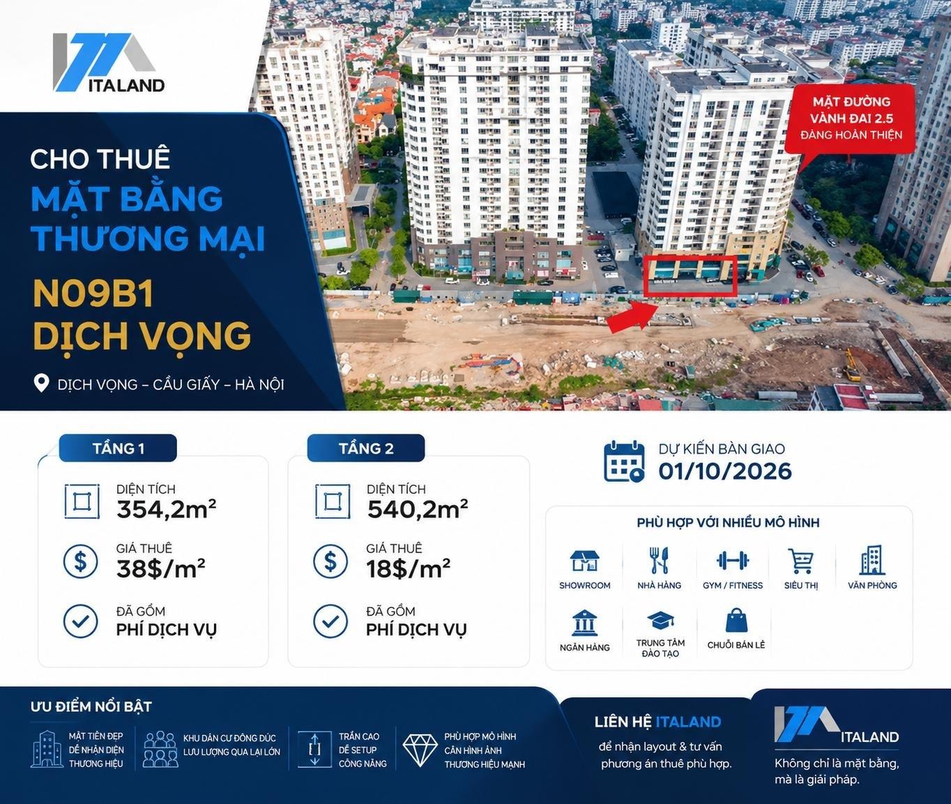 Thuê ngay căn nhà mặt phố tại Quận Cầu Giấy - Hà Nội, 354 m2, giá tốt