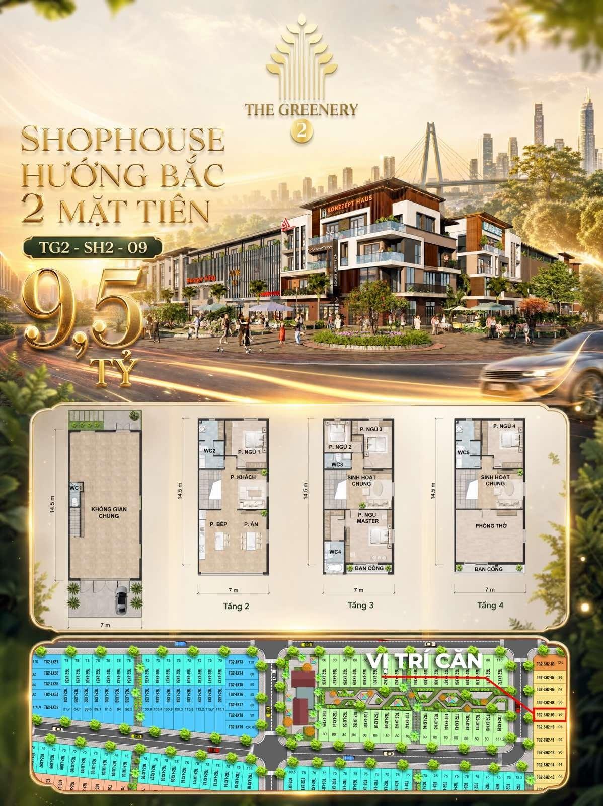 Chuyển nhượng nhà phố shophouse 96 m2, giá 9,5 tỷ tại Xã Dương Quan - Thủy Nguyên - Hải Phòng