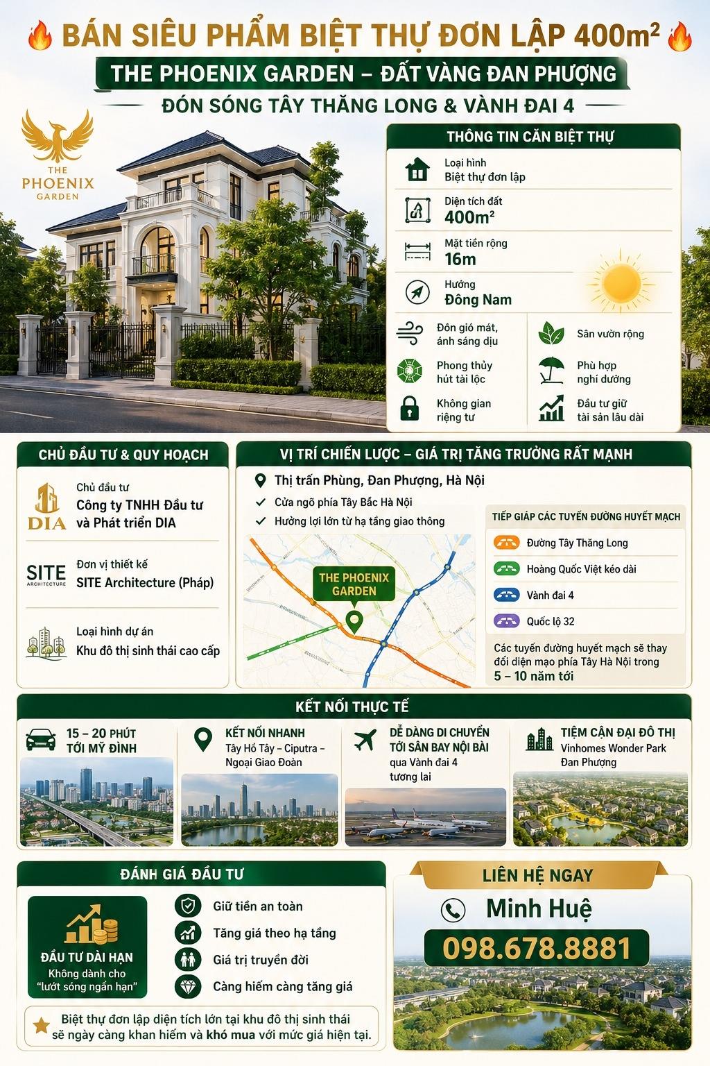 Cần bán nhanh biệt thự 200 m2, giá rẻ tại Xã Tân Hội - Đan Phượng - Hà Nội