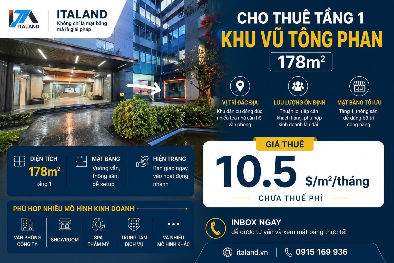 Thuê ngay nhà mặt phố đẹp tại Quận Thanh Xuân - Hà Nội, 178 m2, giá rẻ