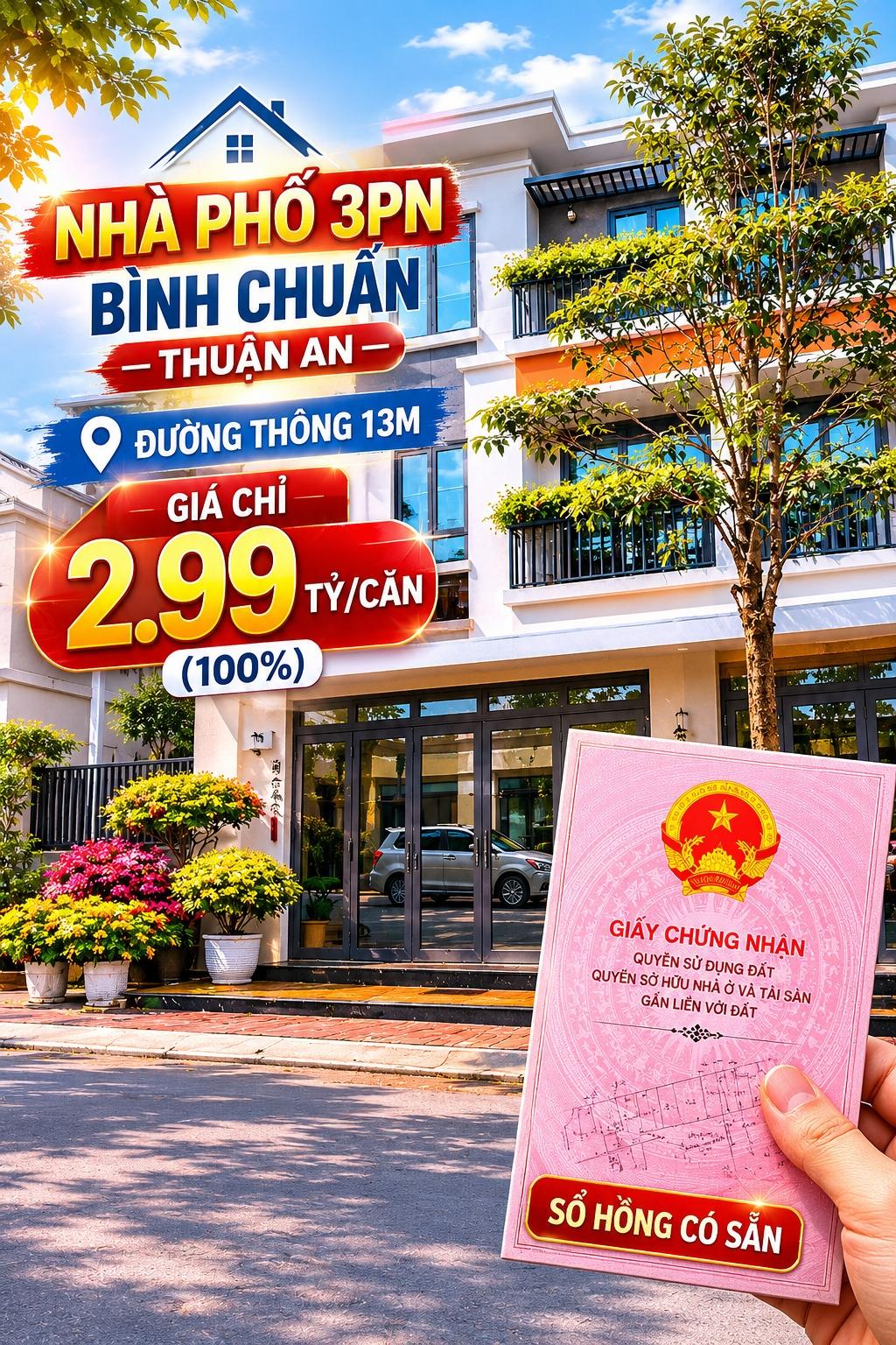Bán gấp nhà riêng 160 m2 tại Đường Lê Thị Trung - An Phú - Thuận An - Bình Dương, giá 2,99 tỷ