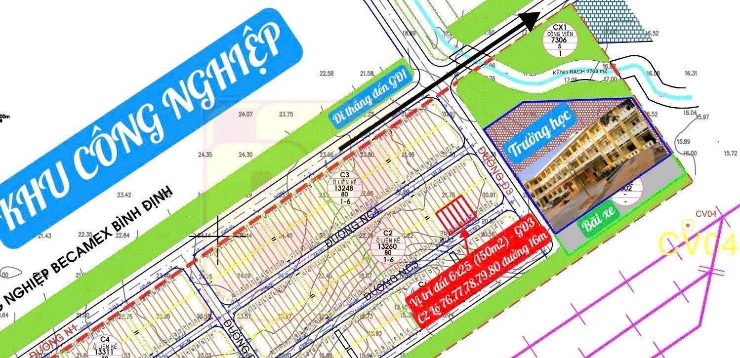 Cần bán nền đất 150 m2, hướng Đông-Nam tại Xã Canh Vinh - Vân Canh - Bình Định, giá 1,2 tỷ