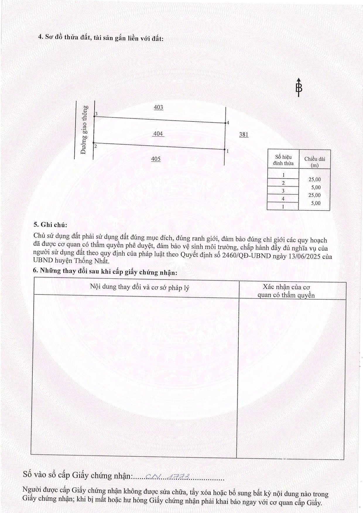 Bán nhanh lô đất sổ riêng 125 m2 tại Thị trấn Dầu Giây - Thống Nhất - Đồng Nai, giá 775 triệu