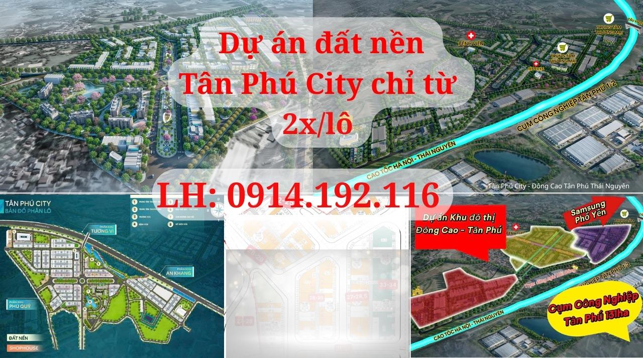 Bán gấp đất nền dự án 111 m2 tại Xã Đông Cao - Phổ Yên - Thái Nguyên, giá 1,9 tỷ